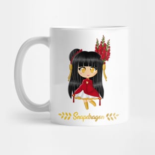 Snapdragon Flower Girl Mug